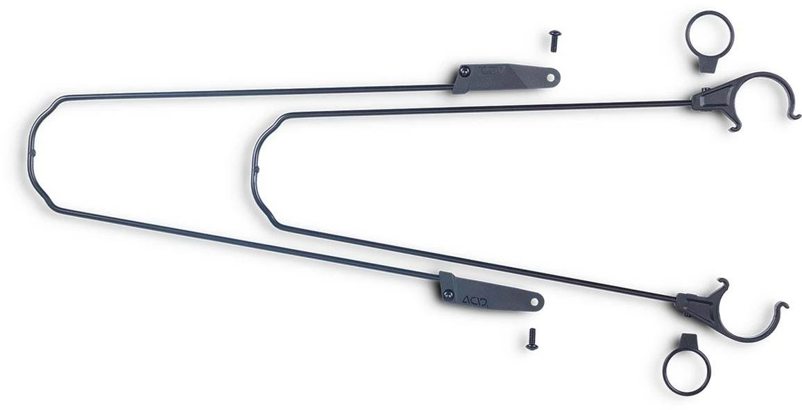 Entretoises Pour ACID Jeu De Garde-boue MTB 65 Extra Long - Noir 3 Entretoises Pour ACID Jeu De Garde-boue MTB 65 Extra Long - Noir